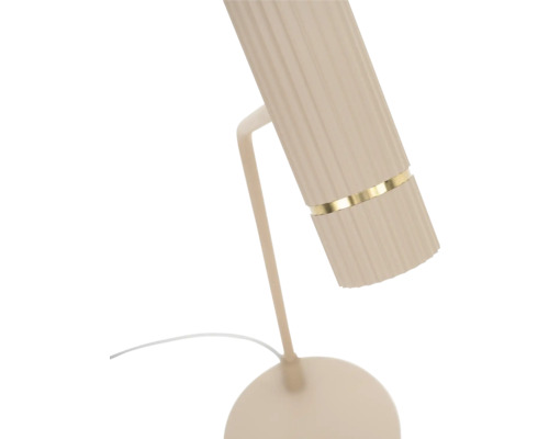 Lampă de masă cu abajur canelat