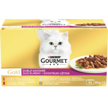 PURINA GOURMET Gold hrană pentru pisici, gust dublu