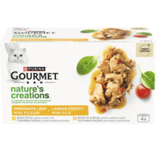 Purina Gourmet Nature's Creations hrană pentru pisici, mini fileuri