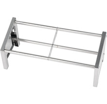 Suport pantofi extensibil din metal cu trei bare telescopice.