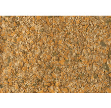 Hrană sub formă de fulgi pentru pești de acvariu în diverse culori.