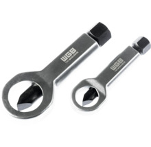 Set dispozitive de desfăcut piulițe două piese de dimensiuni diferite din metal cu WGB Logo.