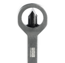 Dispozitiv WGB pentru spart piulițe din metal cu daltă de tăiere.