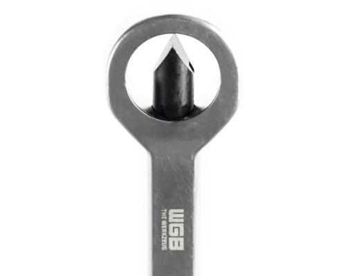 Dispozitiv WGB pentru spart piulițe din metal cu daltă de tăiere.