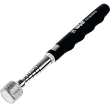 Recuperator magnetic telescopic WGB cu mâner negru ergonomic și cap magnetic.
