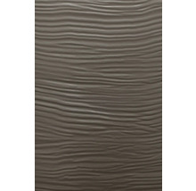 Suprafață structurată cu valuri orizontale și textură similară lemnului.