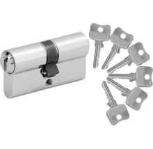 Cilindru dublu profilat din metal pentru uși inclusiv șase chei.