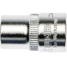 Cheie tubulară WGB din metal cu zimțuire pentru o prindere sigură.