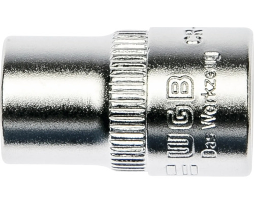 Cheie tubulară WGB din metal cu zimțuire pentru o prindere sigură.