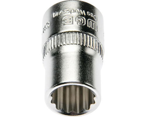 Cap tubular WGB din metal cu profil bihexagonal.
