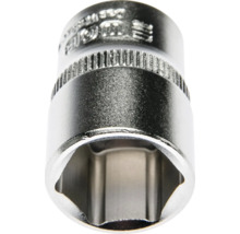 Capăt de cheie tubulară din metal cu profil hexagonal.