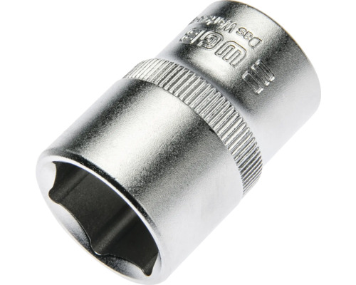 Cap de cheie tubulară WGB din metal cromat cu striații pentru aderență.