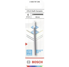 Burghiu Bosch CYL-9 Soft Ceramic, diametru 6 milimetri, lungime 80 milimetri, durată lungă de viață, potrivire universală, Bosch Logo.