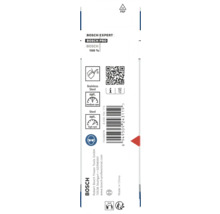 Bosch Logo, turație optimă pentru oțel și oțel inoxidabil, simbol de siguranță pentru protecția ochilor și simboluri de reciclare pe ambalaj.
