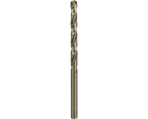 Burghiu elicoidal pentru metal din oțel cu tijă cilindrică.