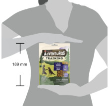 Recompense pentru câini Purina Adventuros Training cu vânat, înălțime pachet 189 milimetri.
