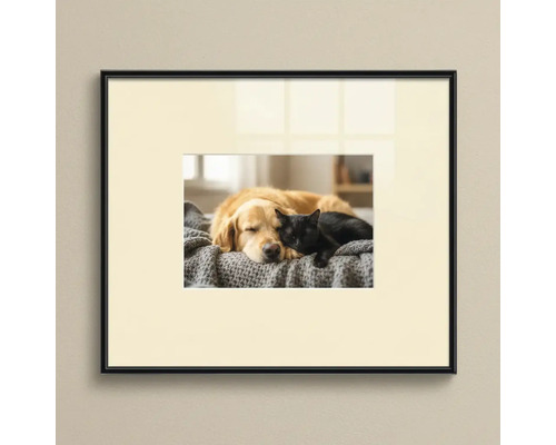 Ramă foto plastic The Wall neagră 42x59,4 cm (DIN A2) | HORNBACH