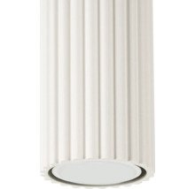 Element de coloană decorativă cu caneluri verticale și bază circulară