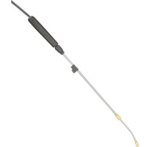 Lance de pulverizare telescopică din metal cu duză din alamă și mâner pentru pulverizatoare sub presiune.
