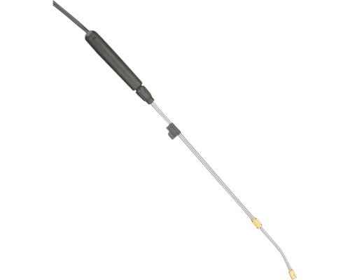Lance de pulverizare telescopică din metal cu duză din alamă și mâner pentru pulverizatoare sub presiune.