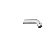 Pipă pentru baterie sanitară, finisaj cromat, cu aerator inclus.