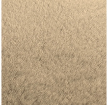 Vedere de aproape a texturii unei blănuri artificiale moi pentru covoare sau textile.
