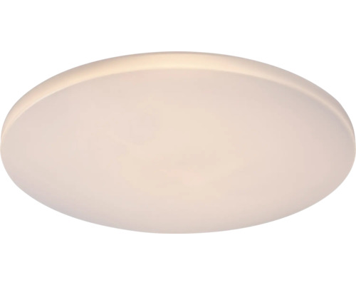 Plafonieră rotundă și plată cu abajur mat pentru interior.