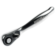 Clichet reversibil din oțel cromat cu mâner ergonomic, WGB Logo.
