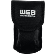 Borsetă neagră pentru unelte din material textil, WGB Logo.