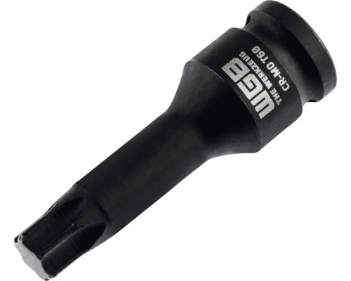 Capăt de cheie tubulară de impact WGB Torx T60, din oțel crom-molibden.