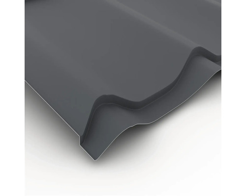 Placă de acoperiș din metal cu aspect de țiglă pentru învelitoare