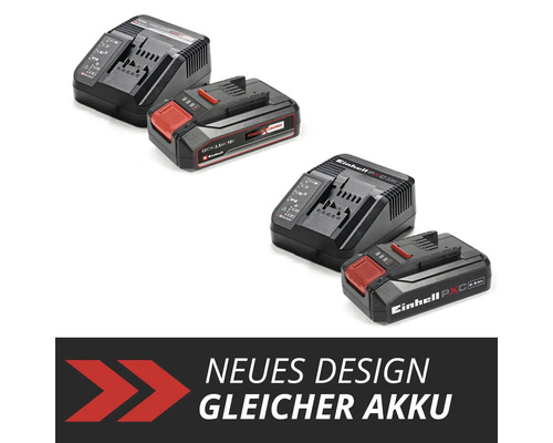Set acumulator & stație de încărcare Einhell Power X-Twincha 18V, capacitate 2,5Ah Li-Ion