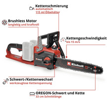 Drujbă cu acumulator Einhell PXC GE-LC 36/35 Li-Solo 2x18V fără acumulator şi încărcător incluse