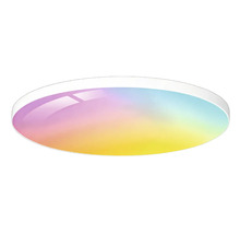 Plafoniera LED rotundă cu design plat și suprafață de iluminare difuză