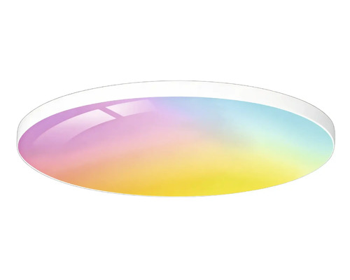 Plafoniera LED rotundă cu design plat și suprafață de iluminare difuză