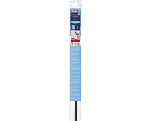 Garnitura autoadeziva tip perie pentru usi Tesa pentru podele netede si usor denivelate, 100 pe 3,7 centimetri, izoleaza impotriva curentului.