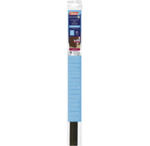 Garnitura autoadeziva tip perie pentru usi Tesa, pentru podele netede si usor denivelate, 100 x 3,7 centimetri, izoleaza impotriva curentului.