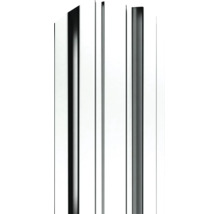 Profil de perete vertical din aluminiu pentru cabine de dus sau pereti despartitori