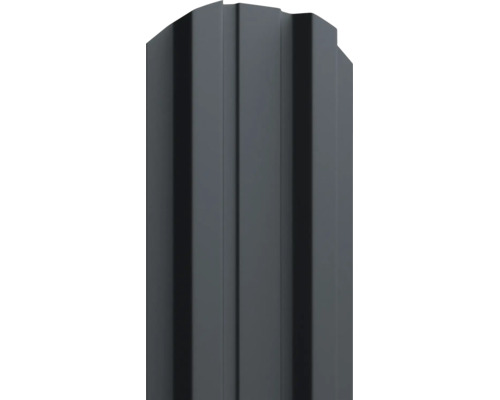 Şipcă metalică gard SMART 1250x90x0,40 mm gri antracit mat RAL 7016 buc