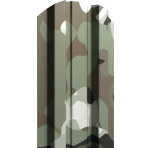Lamela de gard cu model de camuflaj pentru protectia vietii private in gradina