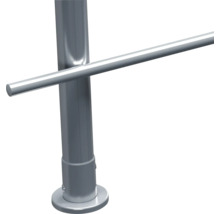 Stâlp de balustradă din oțel inoxidabil cu suport pentru bară transversală