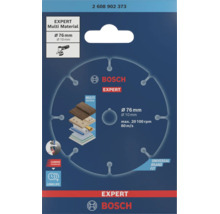 Disc de tăiere Bosch Expert Multi Material cu diametrul de 76 milimetri și alezaj de 10 milimetri pentru polizor unghiular în ambalaj blister