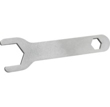 Cheie fixă simplă din metal pentru lucrări de montaj.