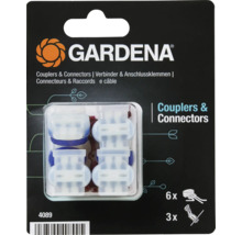 Set conectori de cablu Gardena pentru mașini de tuns iarba robotizate în ambalaj blister