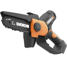 Ferastrau pentru crengi cu acumulator WORX cu lungimea lamei de 12 centimetri sau 5 inchi si logo WORX
