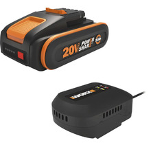 Acumulator Worx Power Share 20 Volti 2.0 Amperi ora cu incarcator pentru unelte electrice