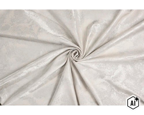 Material textil cu model marmorat și pliuri drapate (Image AI modified or generated)