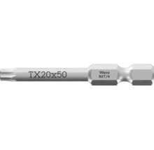 Bit de șurubelniță Wera Torx TX 20 pe 50 milimetri din metal