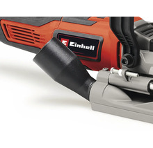 Logo Einhell pe o unealtă electrică cu adaptor pentru aspirarea prafului