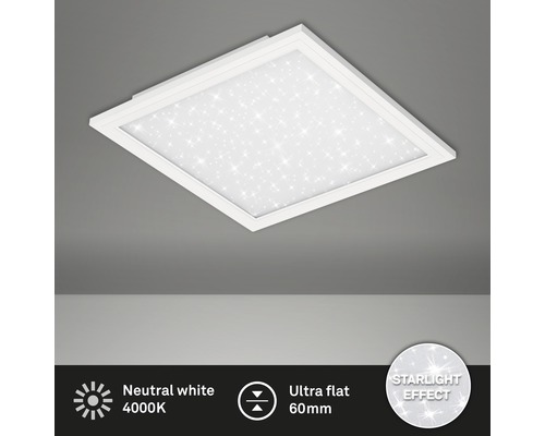 Plafonieră LED pătrată cu efect de cer înstelat